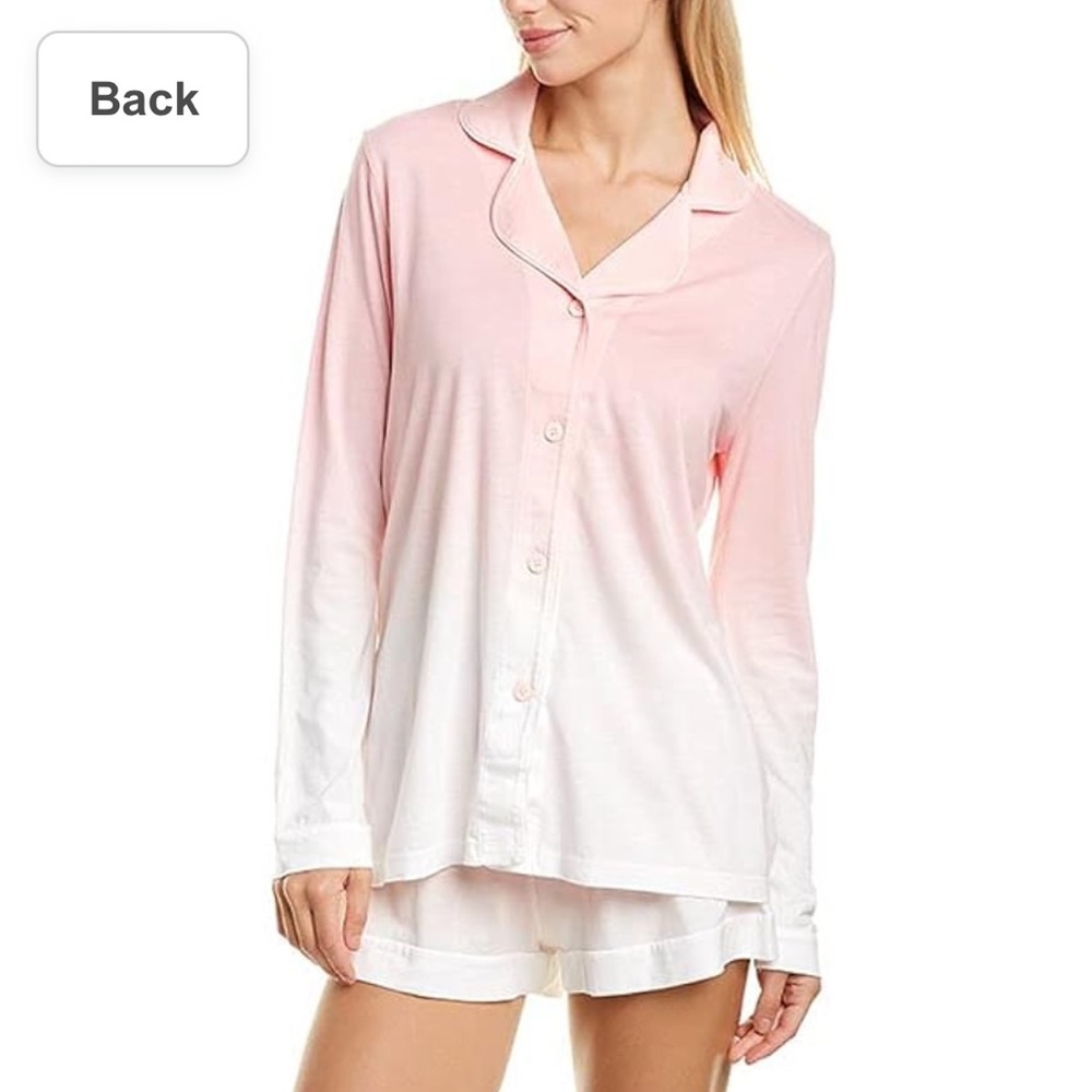 Bella Long Sleeve Top and Shorts Pajama Set